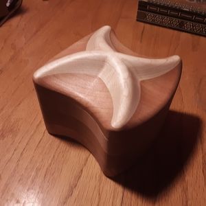 Cherry x Maple Wooden Stash Trinket box